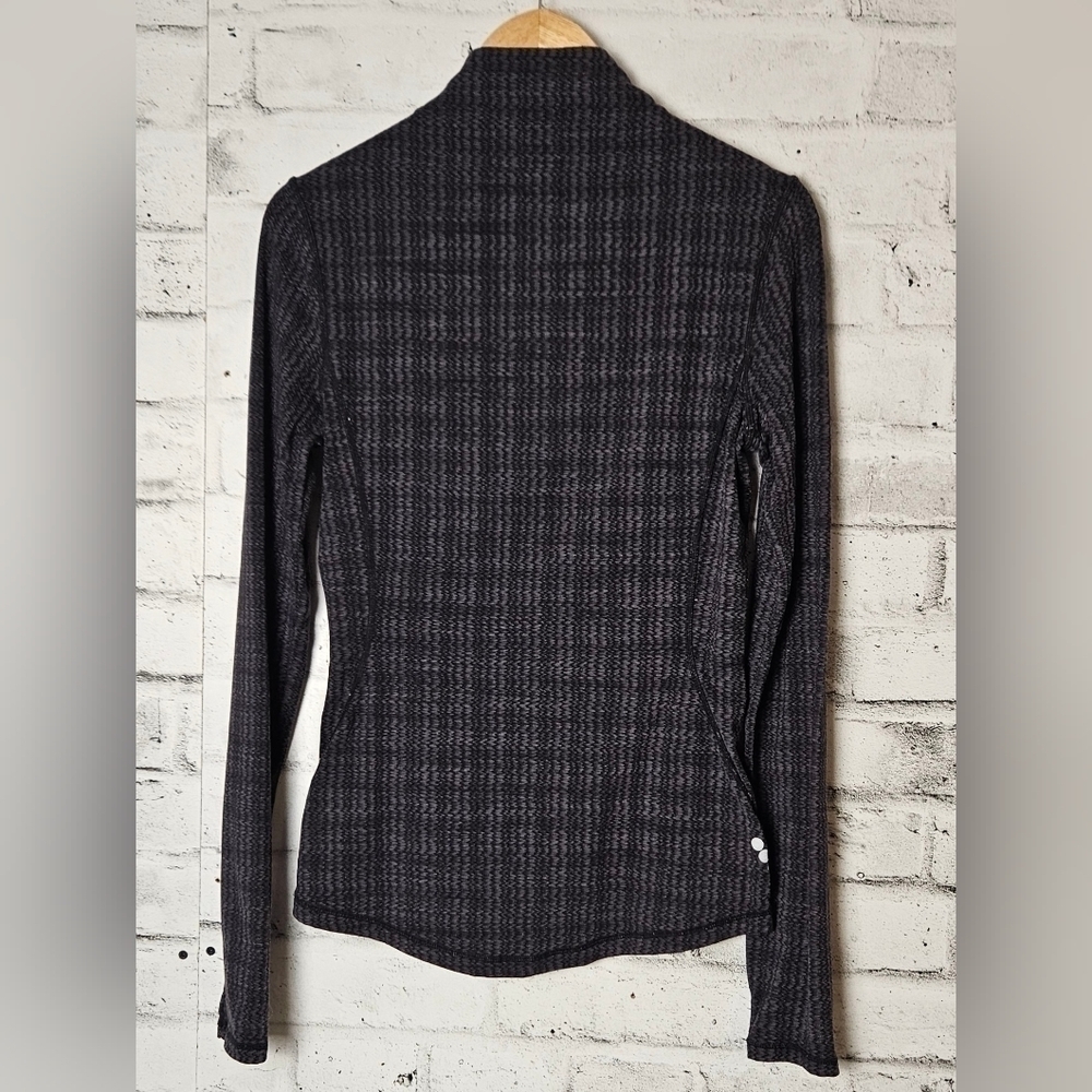 Bench Women’s Full Zip Jacket Black Gray Pattern Size Small S/P - Picture 4 of 9